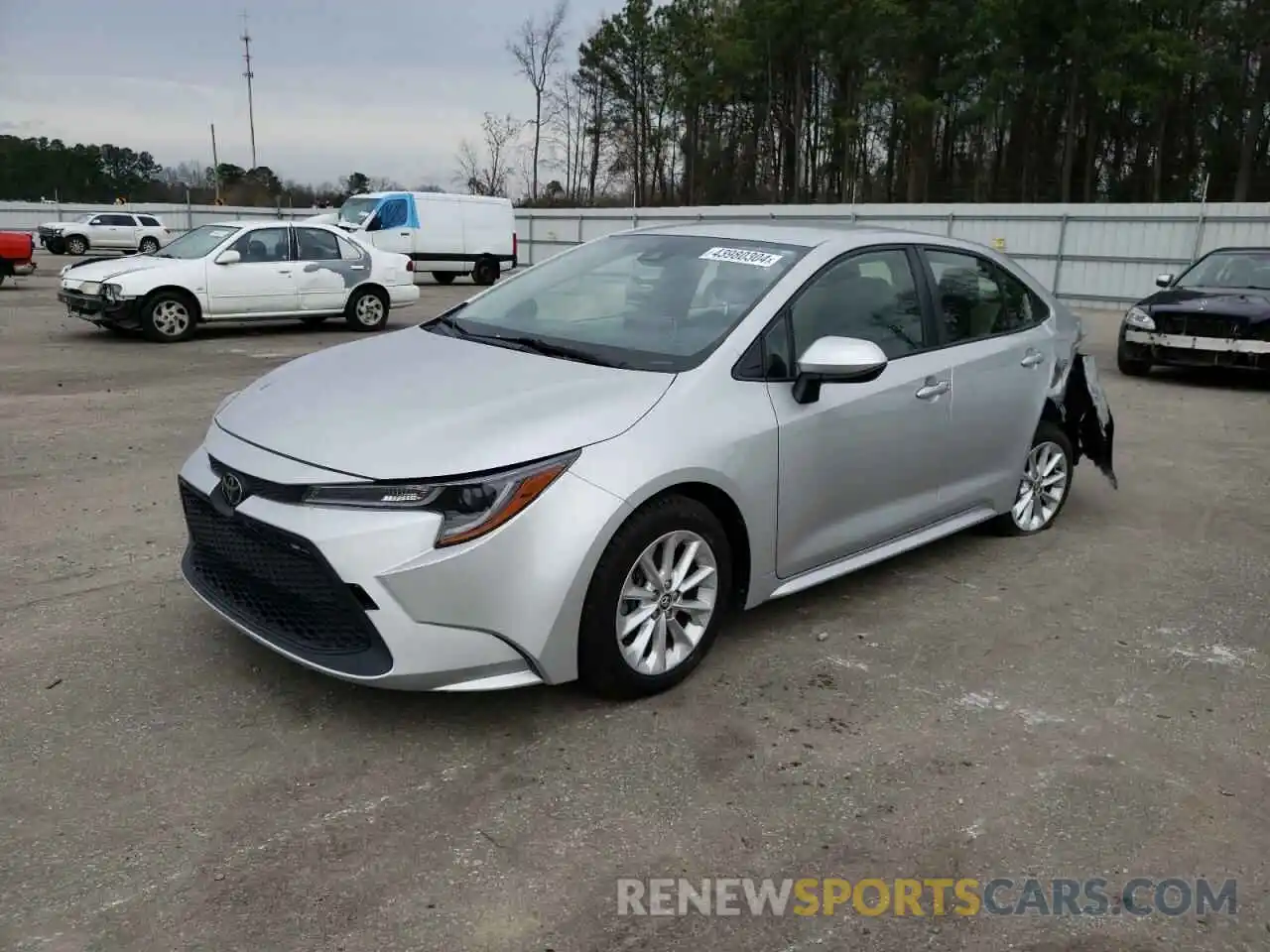 1 Photograph of a damaged car JTDVPMAE3MJ119390 TOYOTA COROLLA 2021