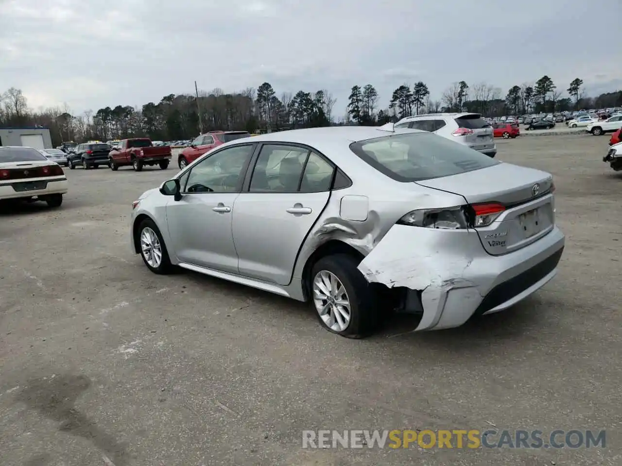 2 Photograph of a damaged car JTDVPMAE3MJ119390 TOYOTA COROLLA 2021