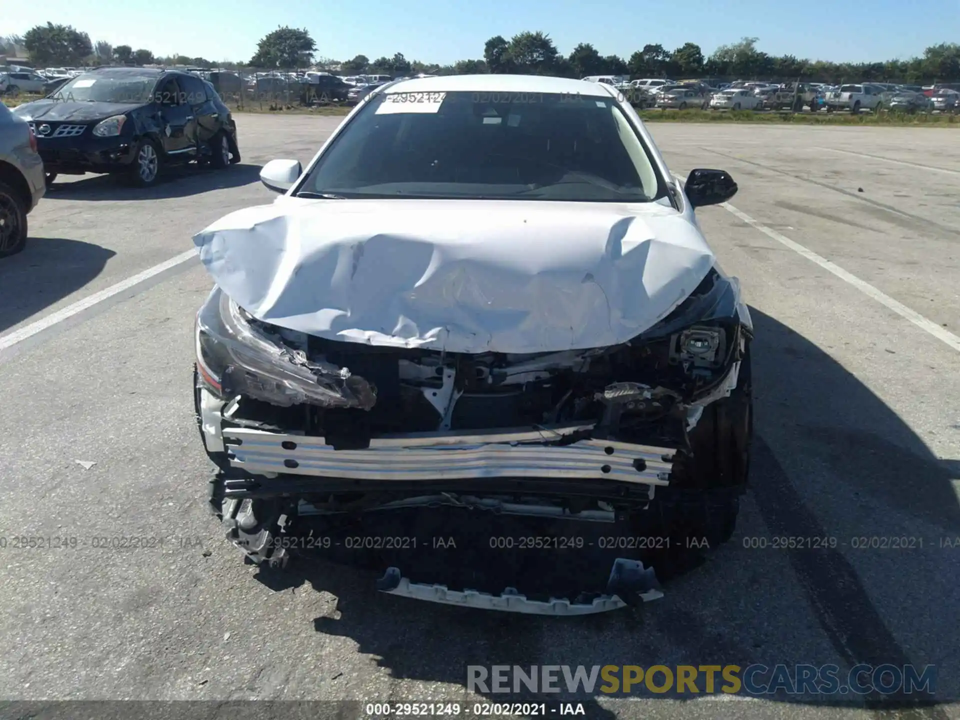 6 Photograph of a damaged car JTDVPMAE3MJ120748 TOYOTA COROLLA 2021