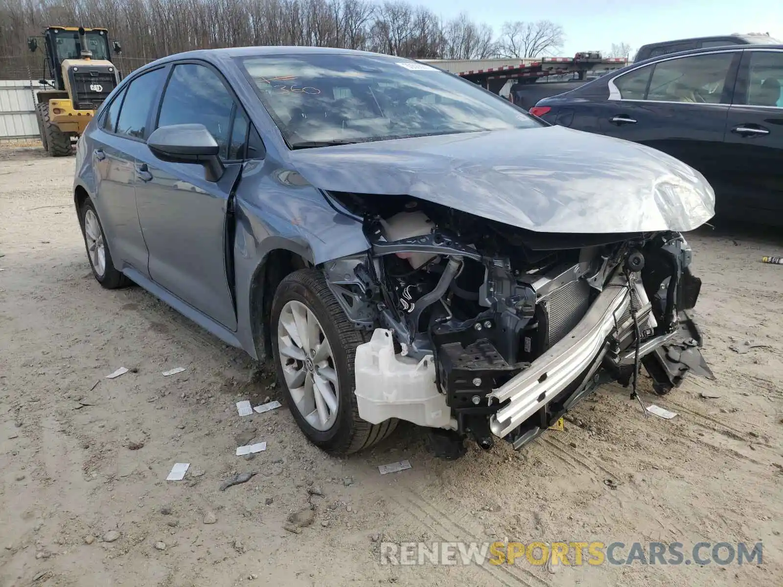 1 Photograph of a damaged car JTDVPMAE3MJ122306 TOYOTA COROLLA 2021