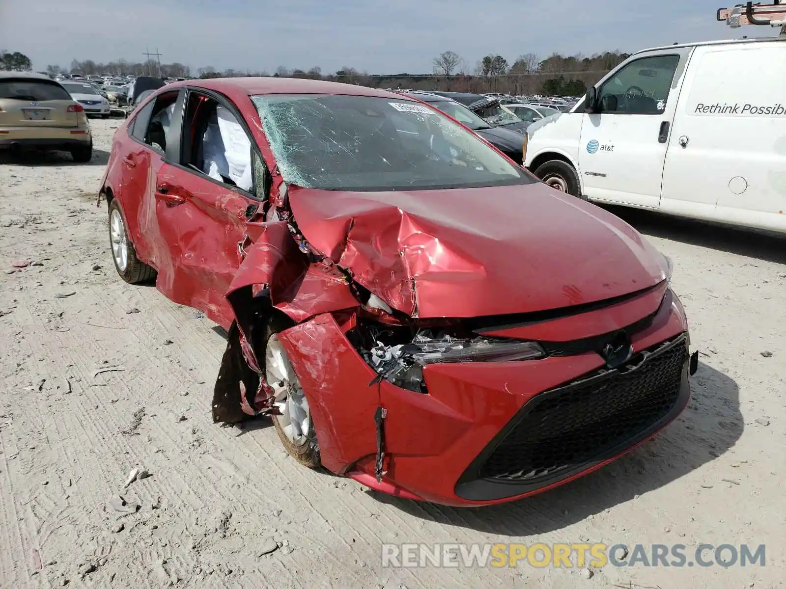 1 Photograph of a damaged car JTDVPMAE3MJ122760 TOYOTA COROLLA 2021