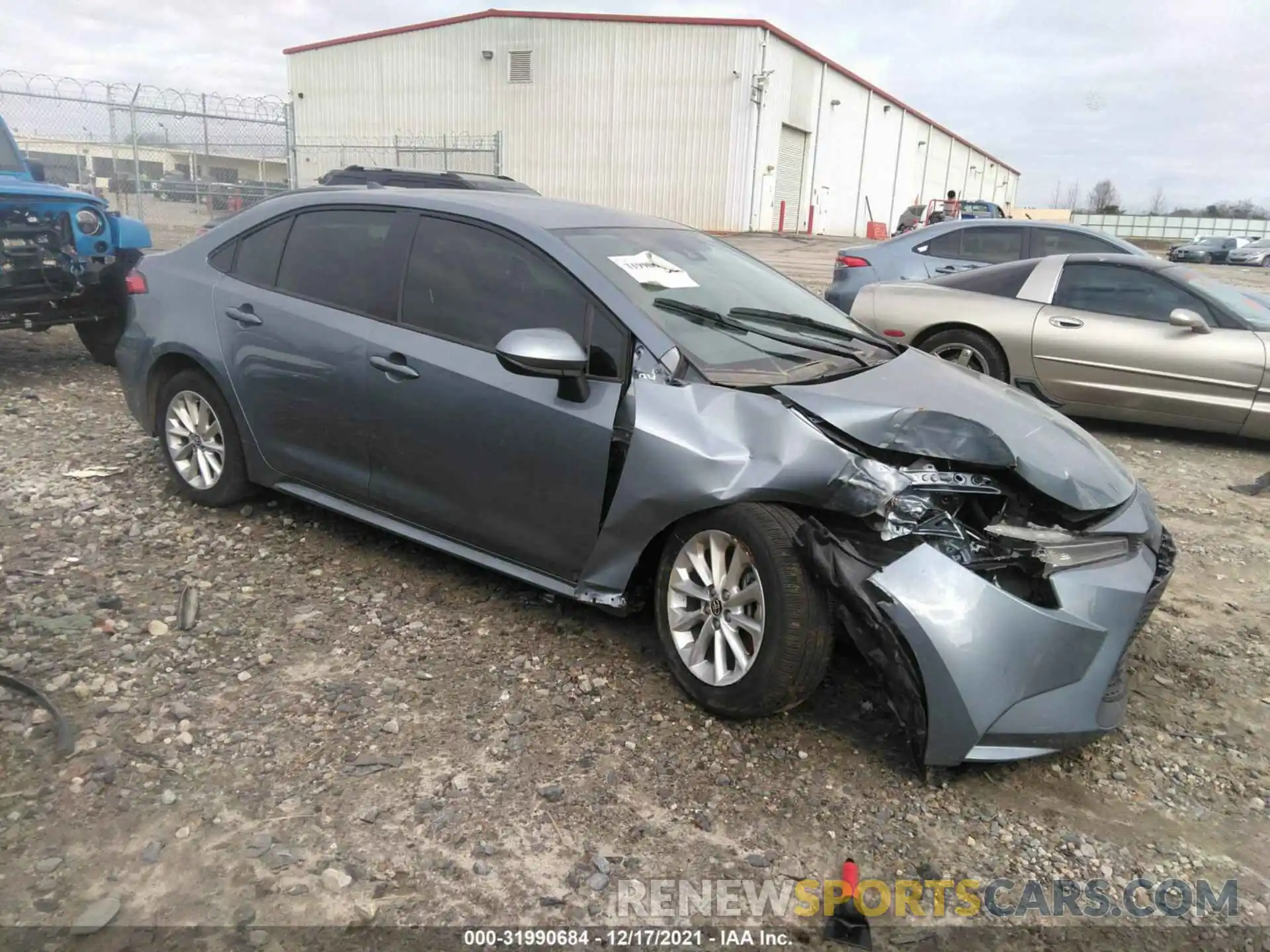 1 Photograph of a damaged car JTDVPMAE3MJ123200 TOYOTA COROLLA 2021