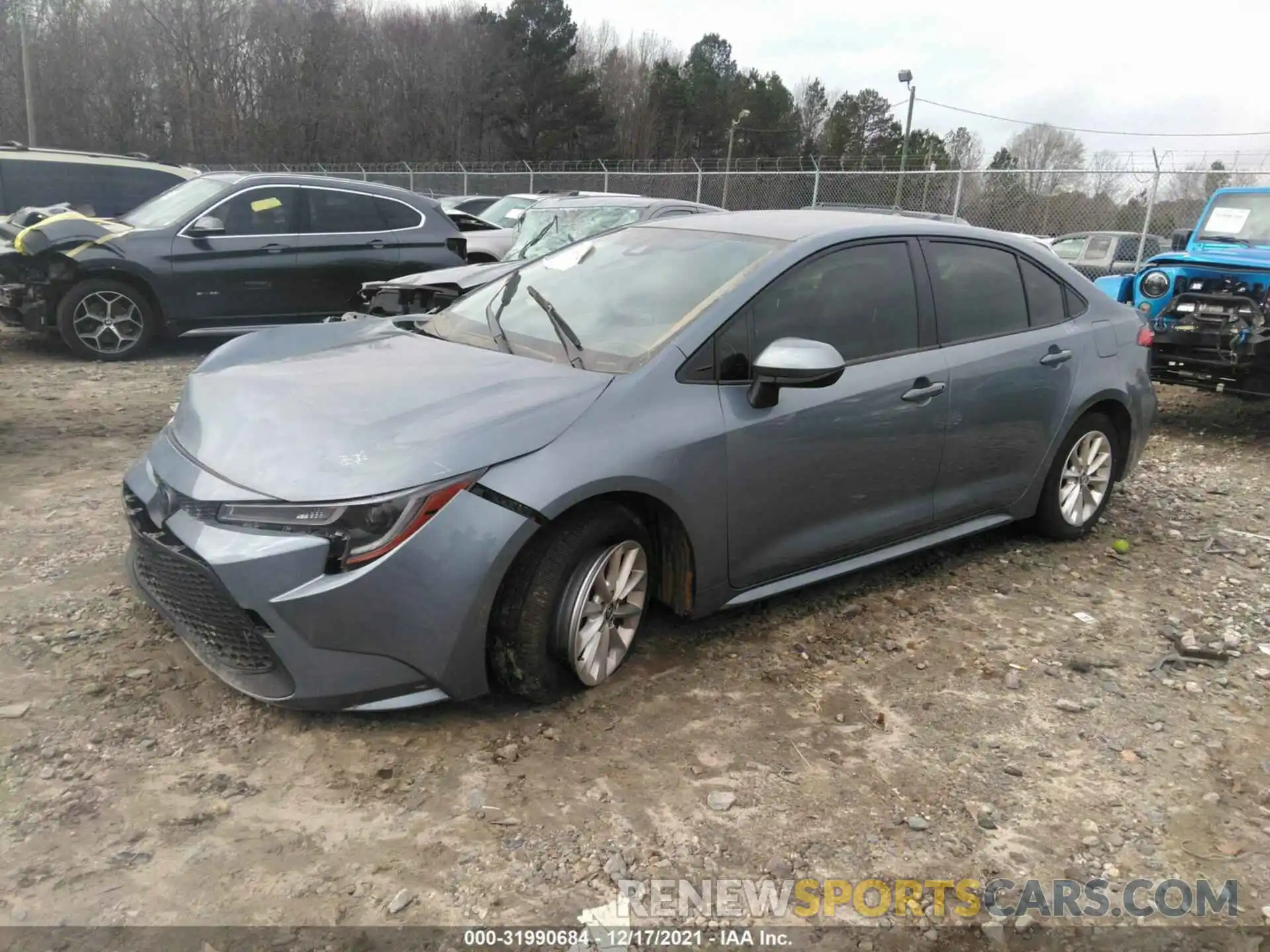 2 Photograph of a damaged car JTDVPMAE3MJ123200 TOYOTA COROLLA 2021