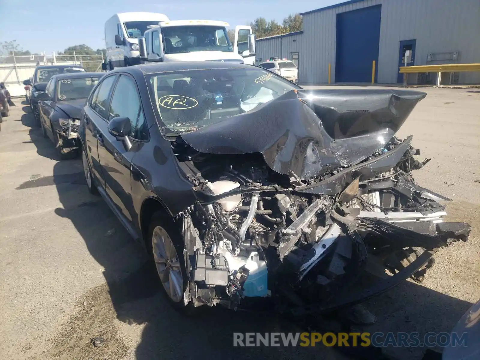 1 Photograph of a damaged car JTDVPMAE3MJ132172 TOYOTA COROLLA 2021