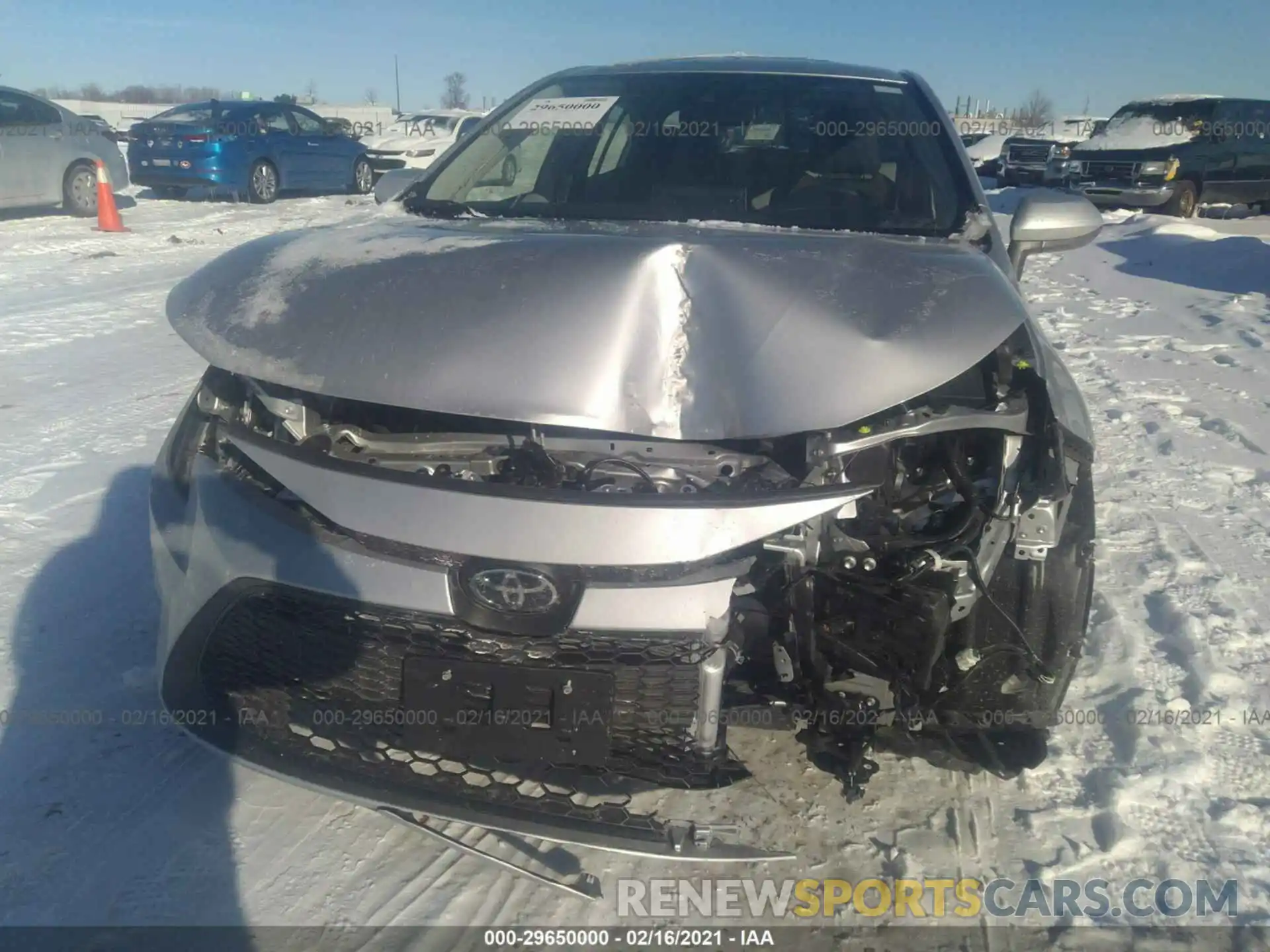 6 Photograph of a damaged car JTDVPMAE3MJ132365 TOYOTA COROLLA 2021