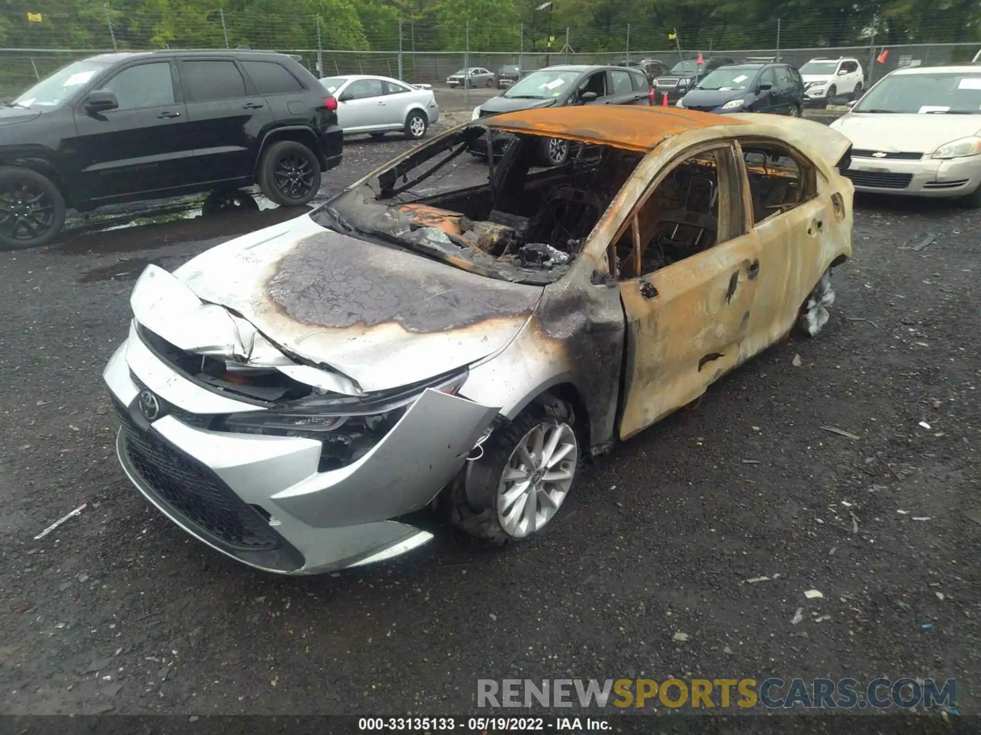 2 Photograph of a damaged car JTDVPMAE3MJ132401 TOYOTA COROLLA 2021