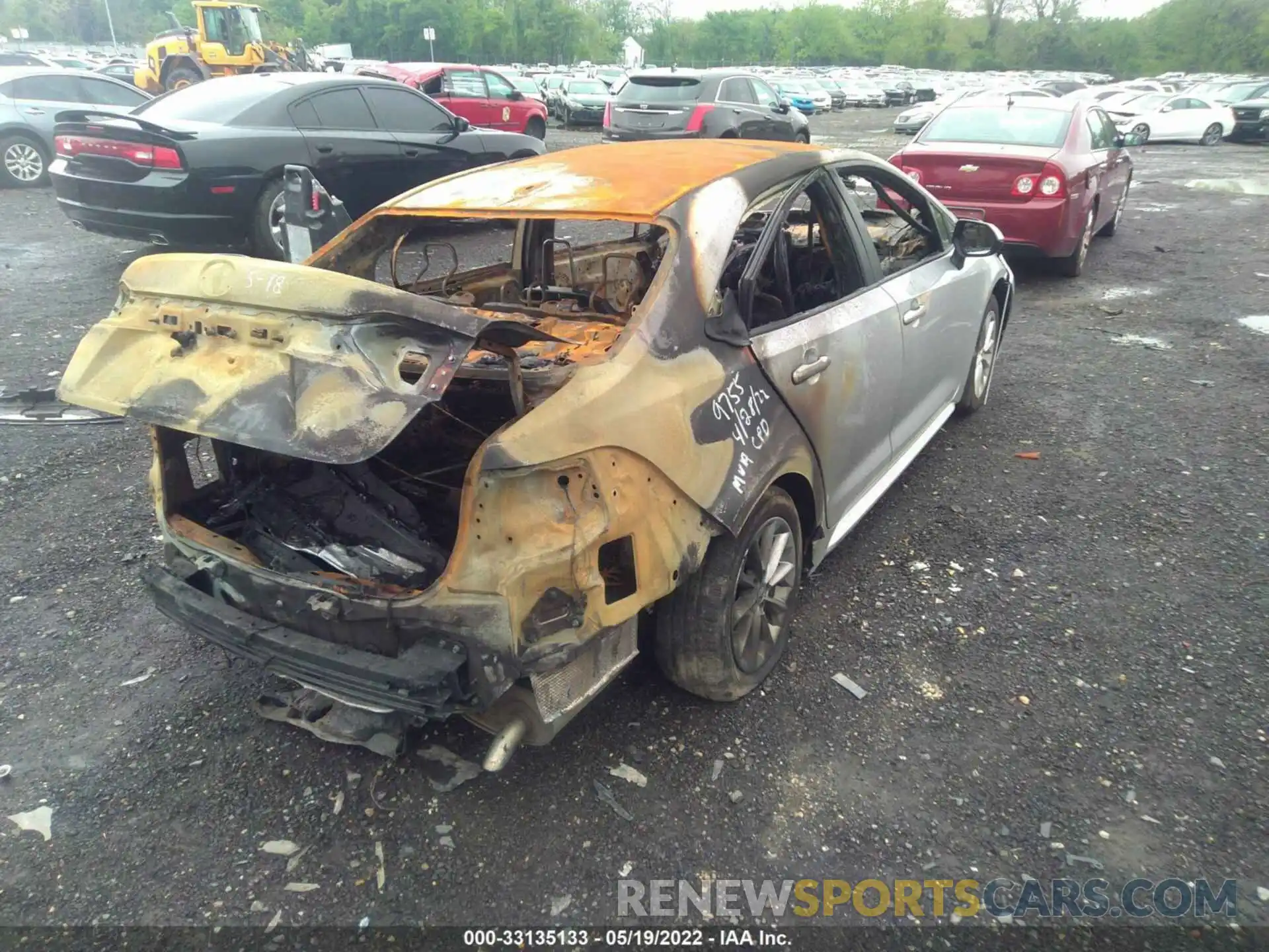 4 Photograph of a damaged car JTDVPMAE3MJ132401 TOYOTA COROLLA 2021