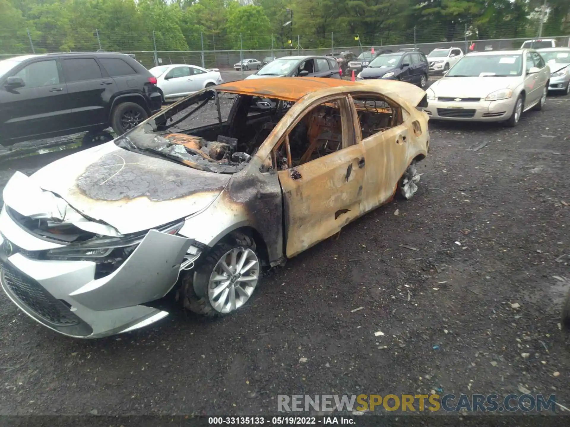 6 Photograph of a damaged car JTDVPMAE3MJ132401 TOYOTA COROLLA 2021