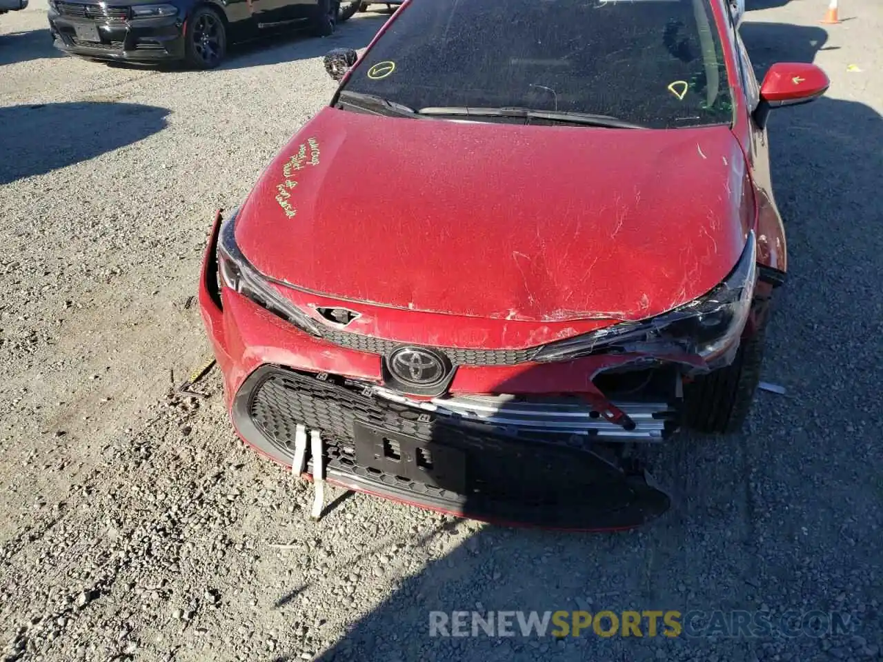 9 Photograph of a damaged car JTDVPMAE3MJ132558 TOYOTA COROLLA 2021