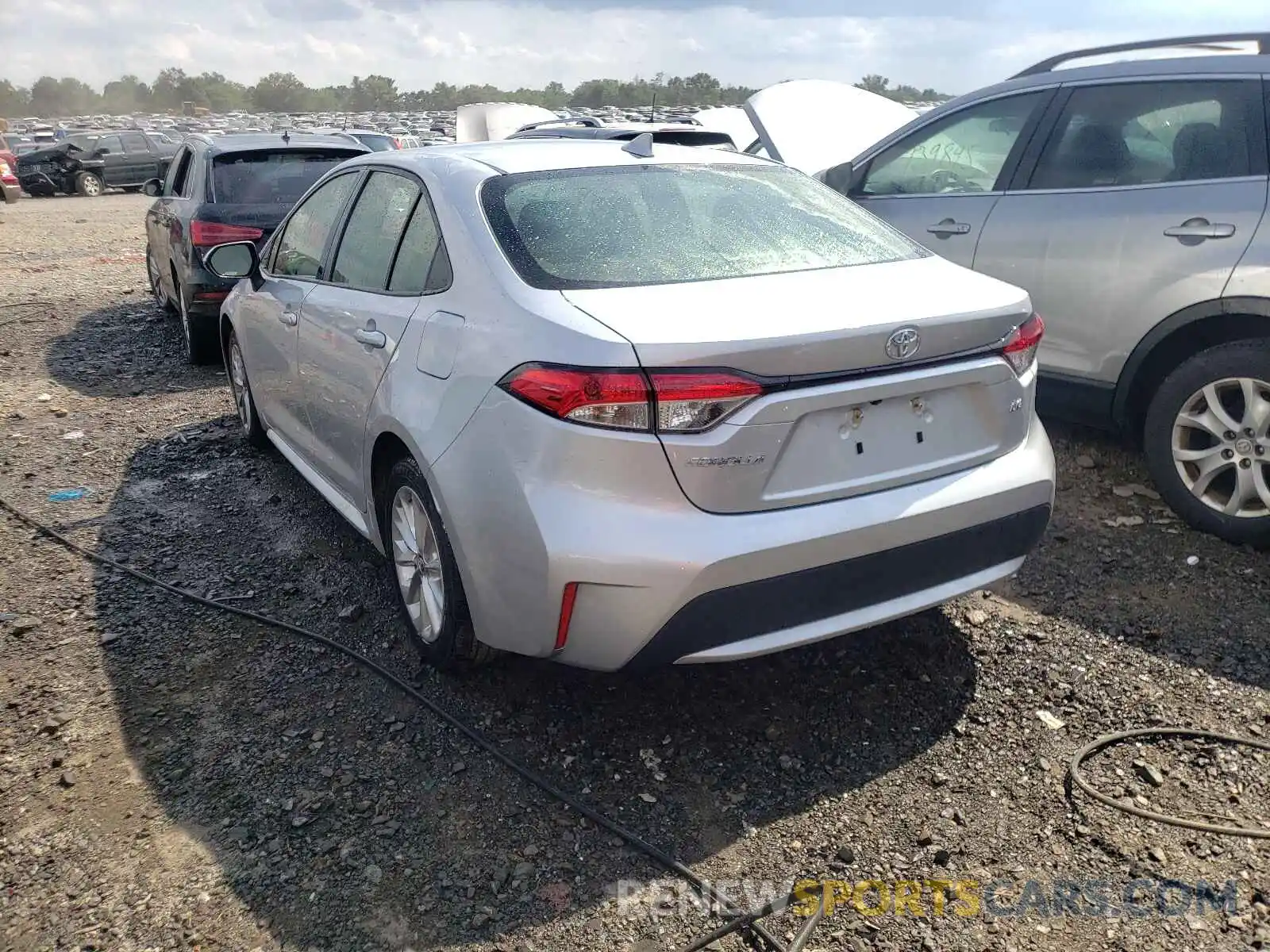 3 Photograph of a damaged car JTDVPMAE3MJ139056 TOYOTA COROLLA 2021