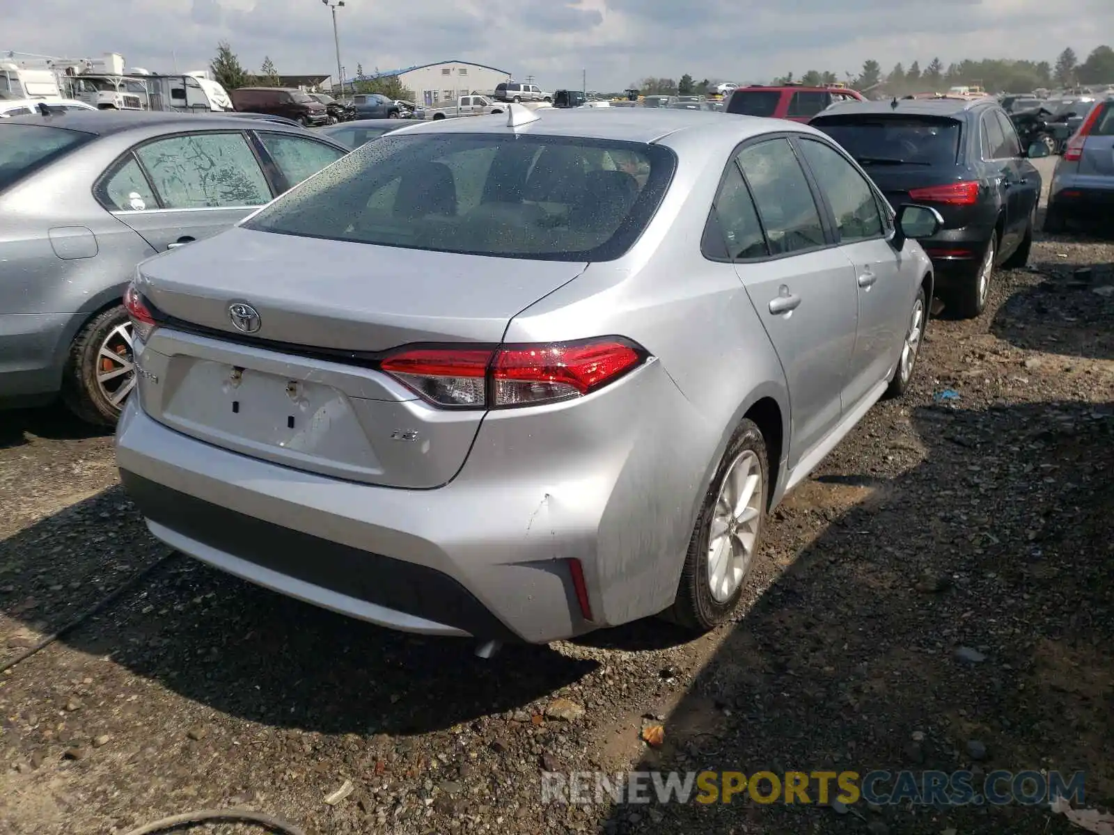 4 Photograph of a damaged car JTDVPMAE3MJ139056 TOYOTA COROLLA 2021