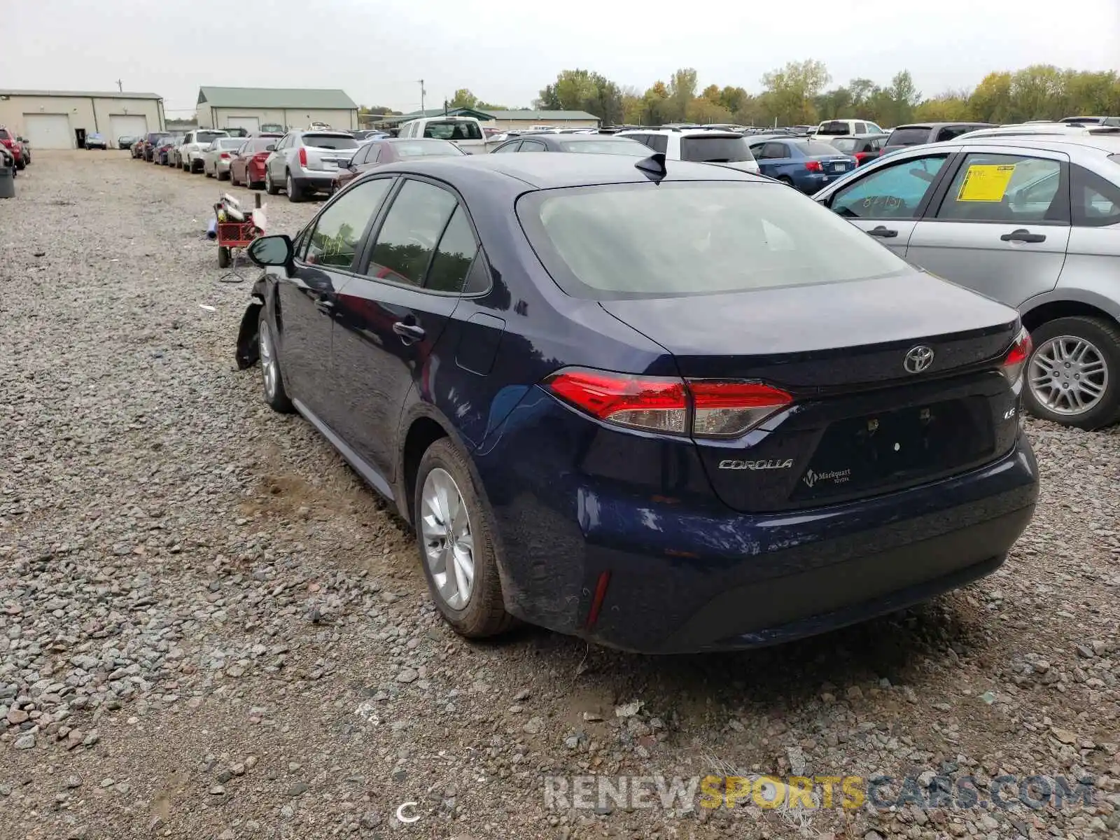 3 Photograph of a damaged car JTDVPMAE4MJ120192 TOYOTA COROLLA 2021