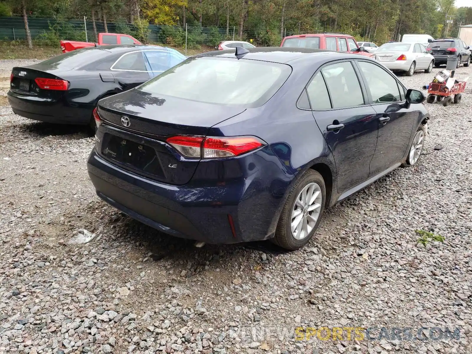 4 Photograph of a damaged car JTDVPMAE4MJ120192 TOYOTA COROLLA 2021