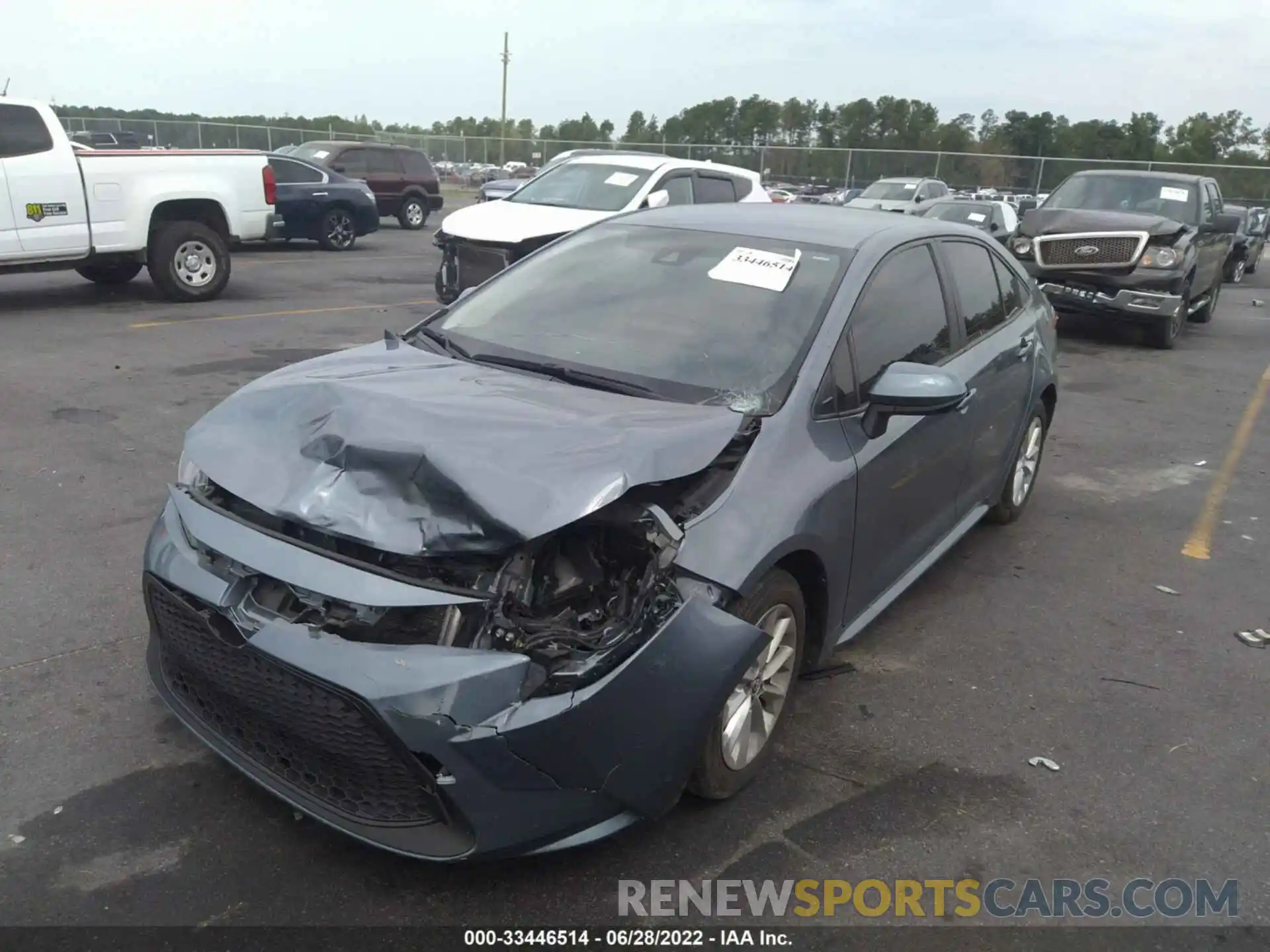 6 Photograph of a damaged car JTDVPMAE4MJ120600 TOYOTA COROLLA 2021