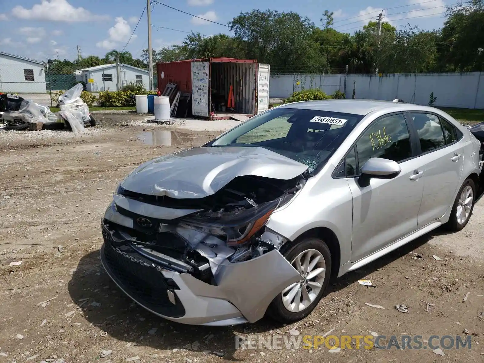 9 Photograph of a damaged car JTDVPMAE4MJ121570 TOYOTA COROLLA 2021