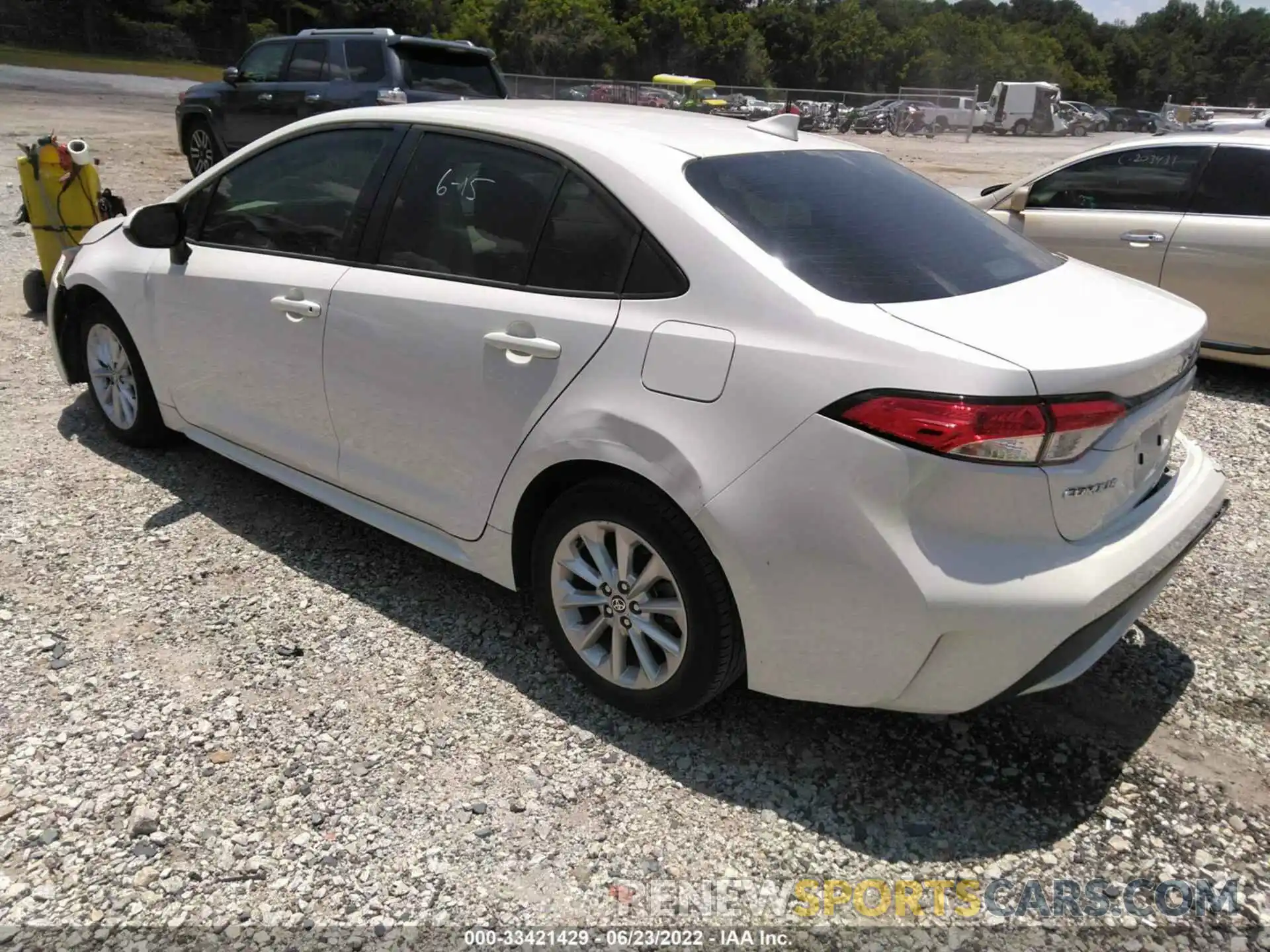 3 Photograph of a damaged car JTDVPMAE4MJ123089 TOYOTA COROLLA 2021