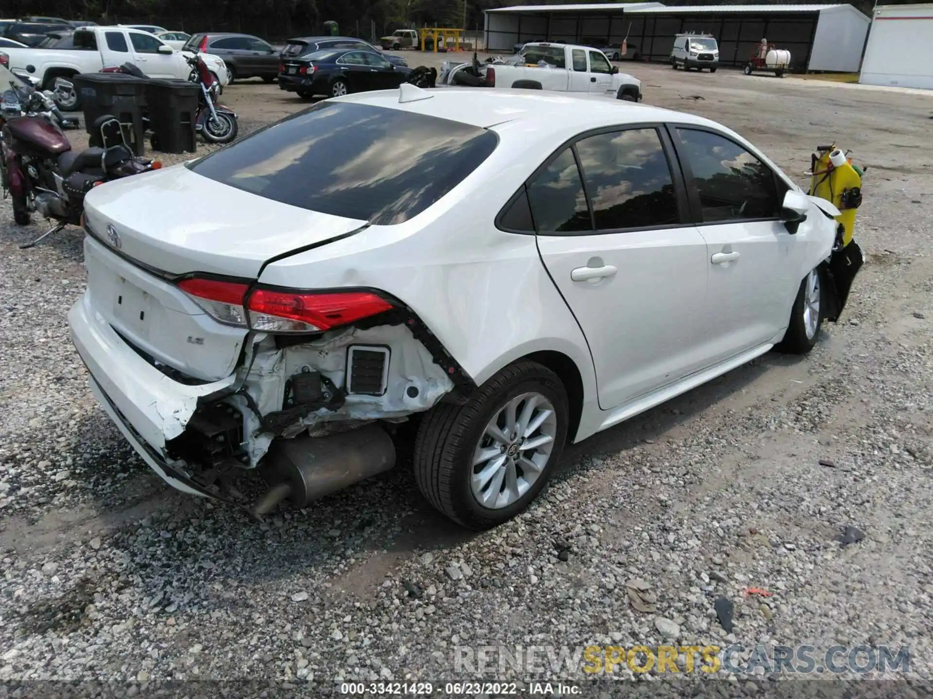 4 Photograph of a damaged car JTDVPMAE4MJ123089 TOYOTA COROLLA 2021