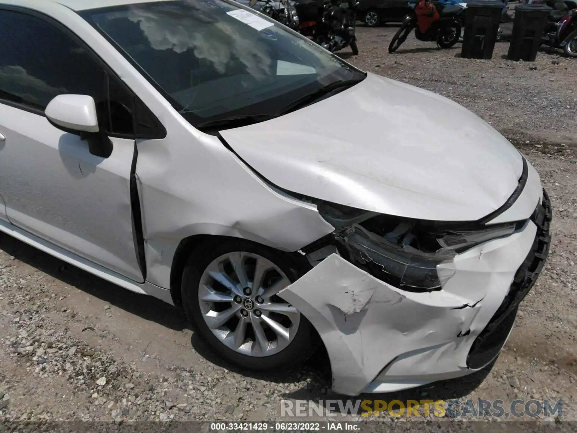 6 Photograph of a damaged car JTDVPMAE4MJ123089 TOYOTA COROLLA 2021