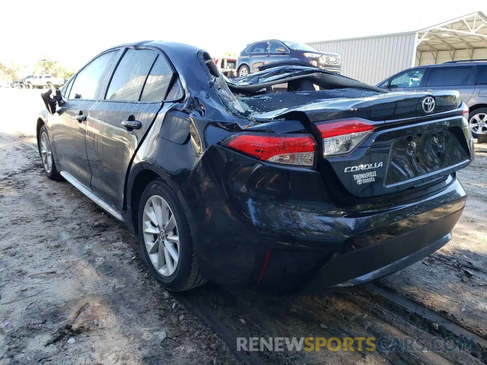 3 Photograph of a damaged car JTDVPMAE4MJ123240 TOYOTA COROLLA 2021