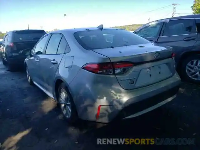 3 Photograph of a damaged car JTDVPMAE4MJ129961 TOYOTA COROLLA 2021