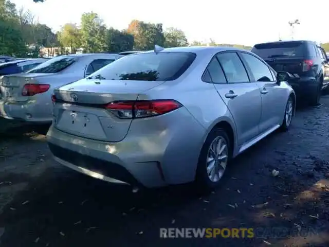 4 Photograph of a damaged car JTDVPMAE4MJ129961 TOYOTA COROLLA 2021