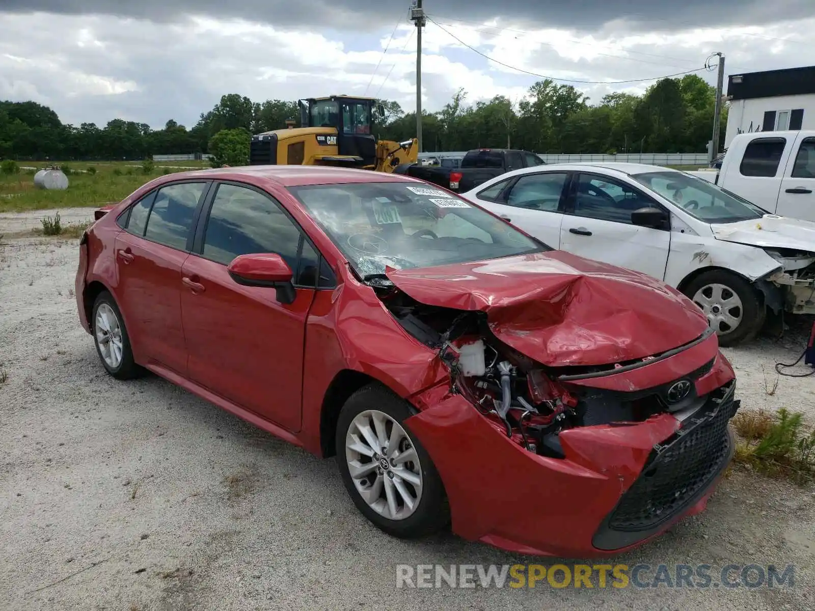 1 Photograph of a damaged car JTDVPMAE4MJ130818 TOYOTA COROLLA 2021