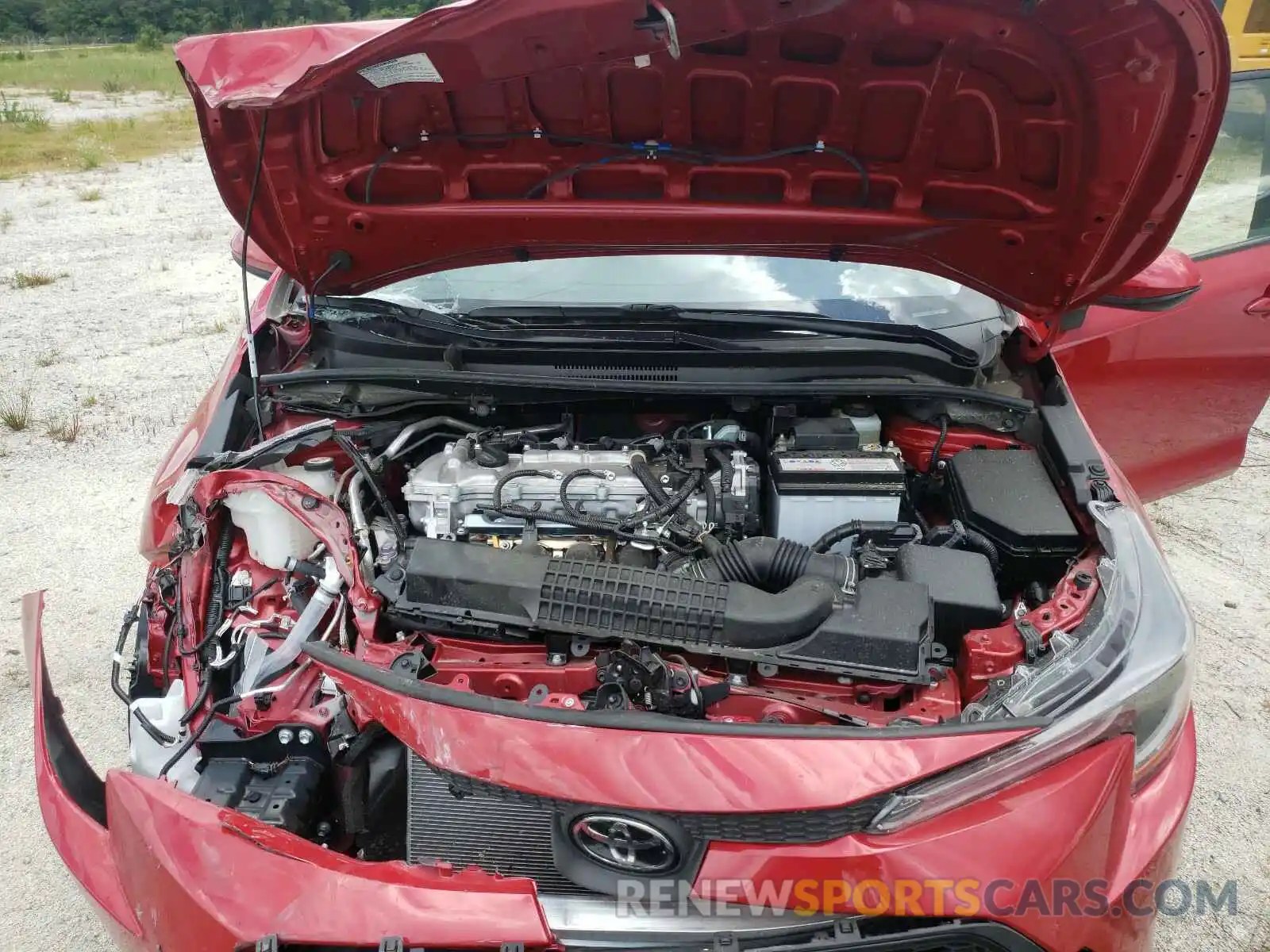 7 Photograph of a damaged car JTDVPMAE4MJ130818 TOYOTA COROLLA 2021