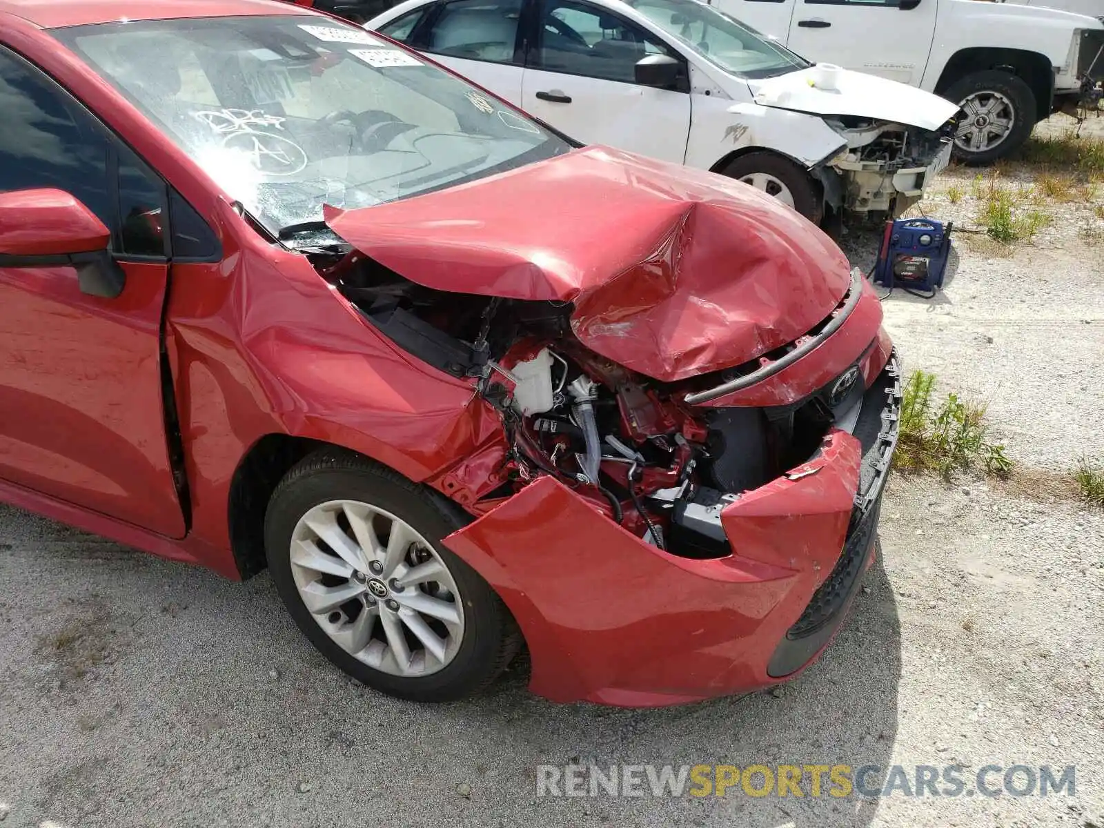 9 Photograph of a damaged car JTDVPMAE4MJ130818 TOYOTA COROLLA 2021