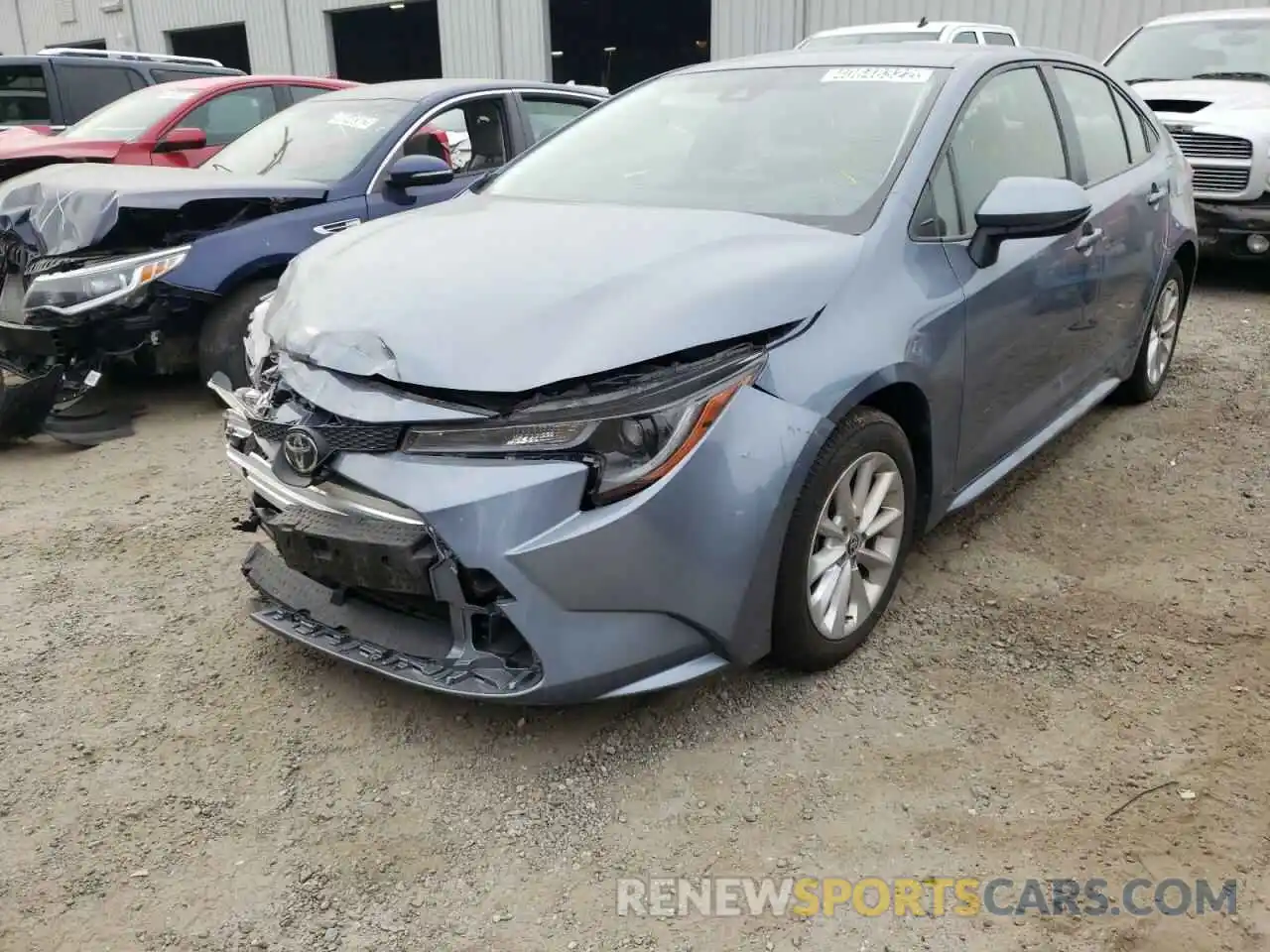 2 Photograph of a damaged car JTDVPMAE4MJ134366 TOYOTA COROLLA 2021