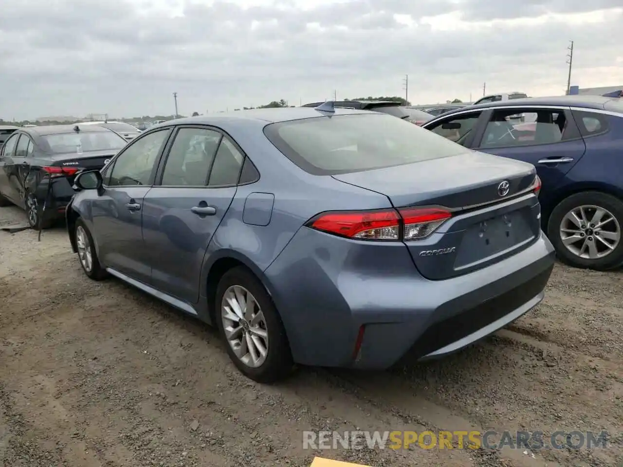 3 Photograph of a damaged car JTDVPMAE4MJ134366 TOYOTA COROLLA 2021