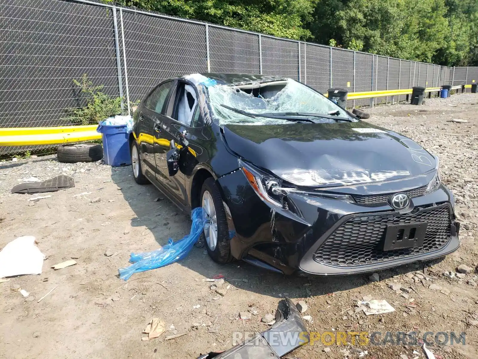 1 Photograph of a damaged car JTDVPMAE4MJ141818 TOYOTA COROLLA 2021