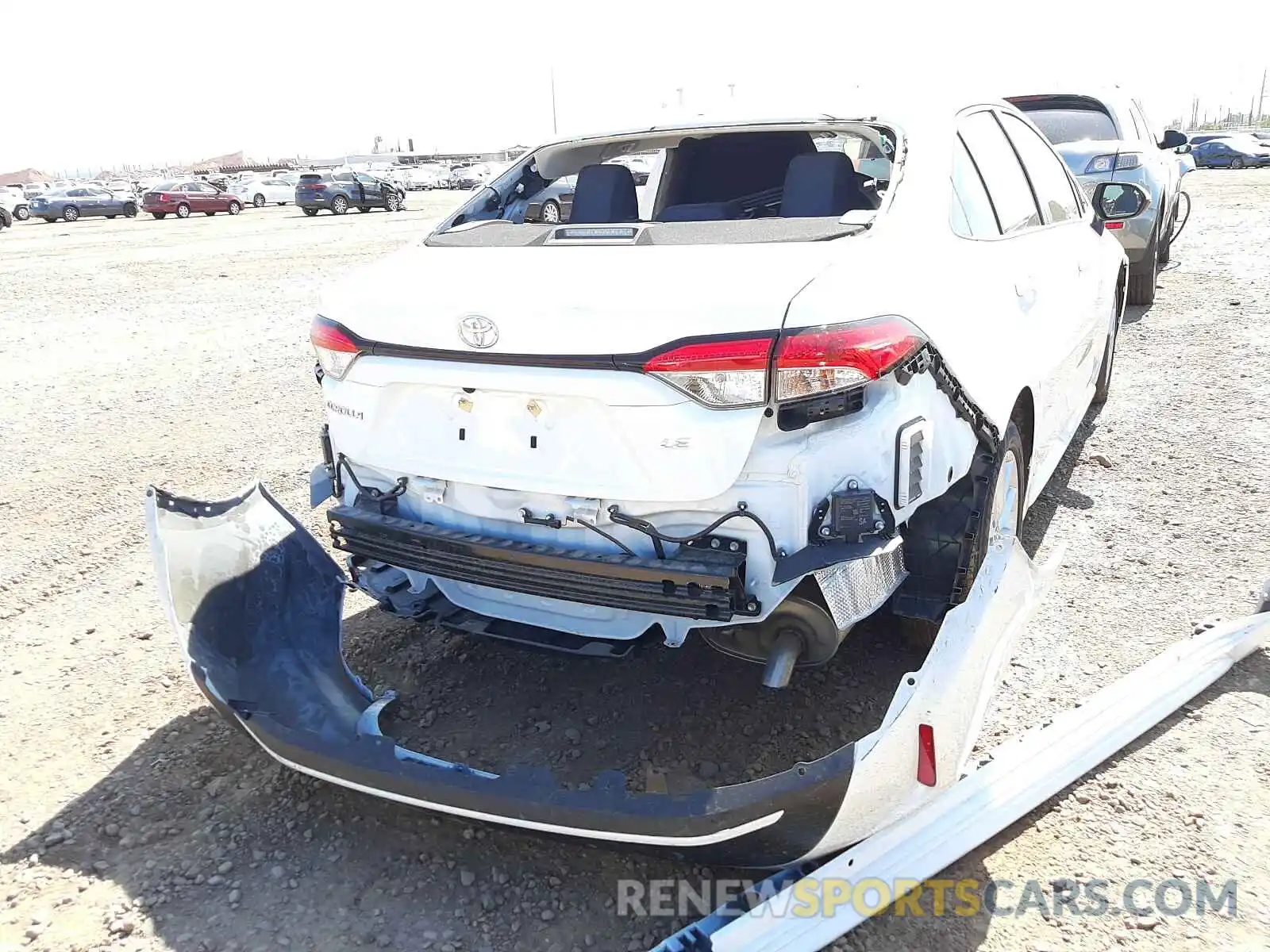 9 Photograph of a damaged car JTDVPMAE4MJ144072 TOYOTA COROLLA 2021