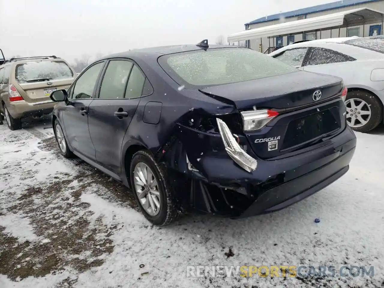 3 Photograph of a damaged car JTDVPMAE4MJ150664 TOYOTA COROLLA 2021