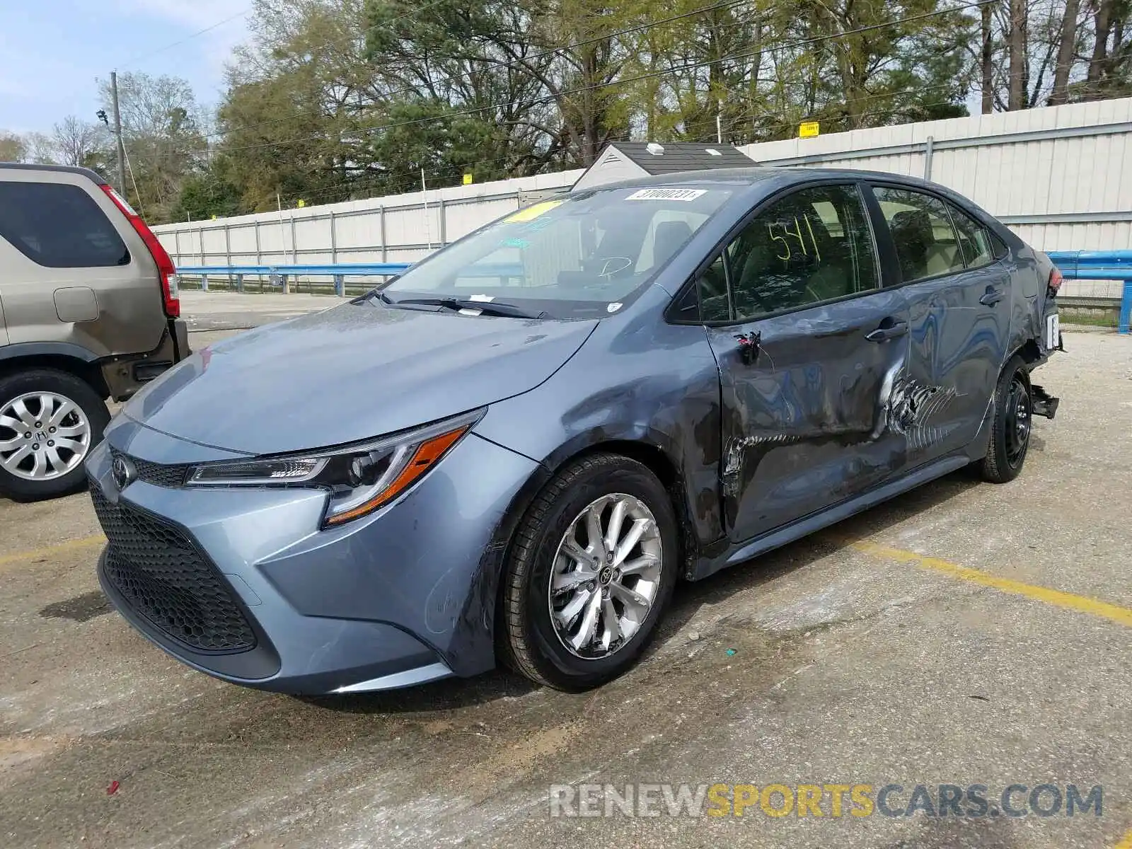 2 Photograph of a damaged car JTDVPMAE4MJ162801 TOYOTA COROLLA 2021