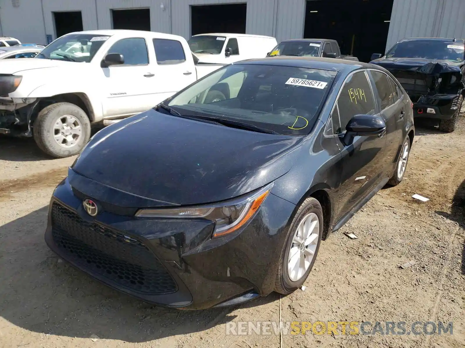 2 Photograph of a damaged car JTDVPMAE4MJ170574 TOYOTA COROLLA 2021