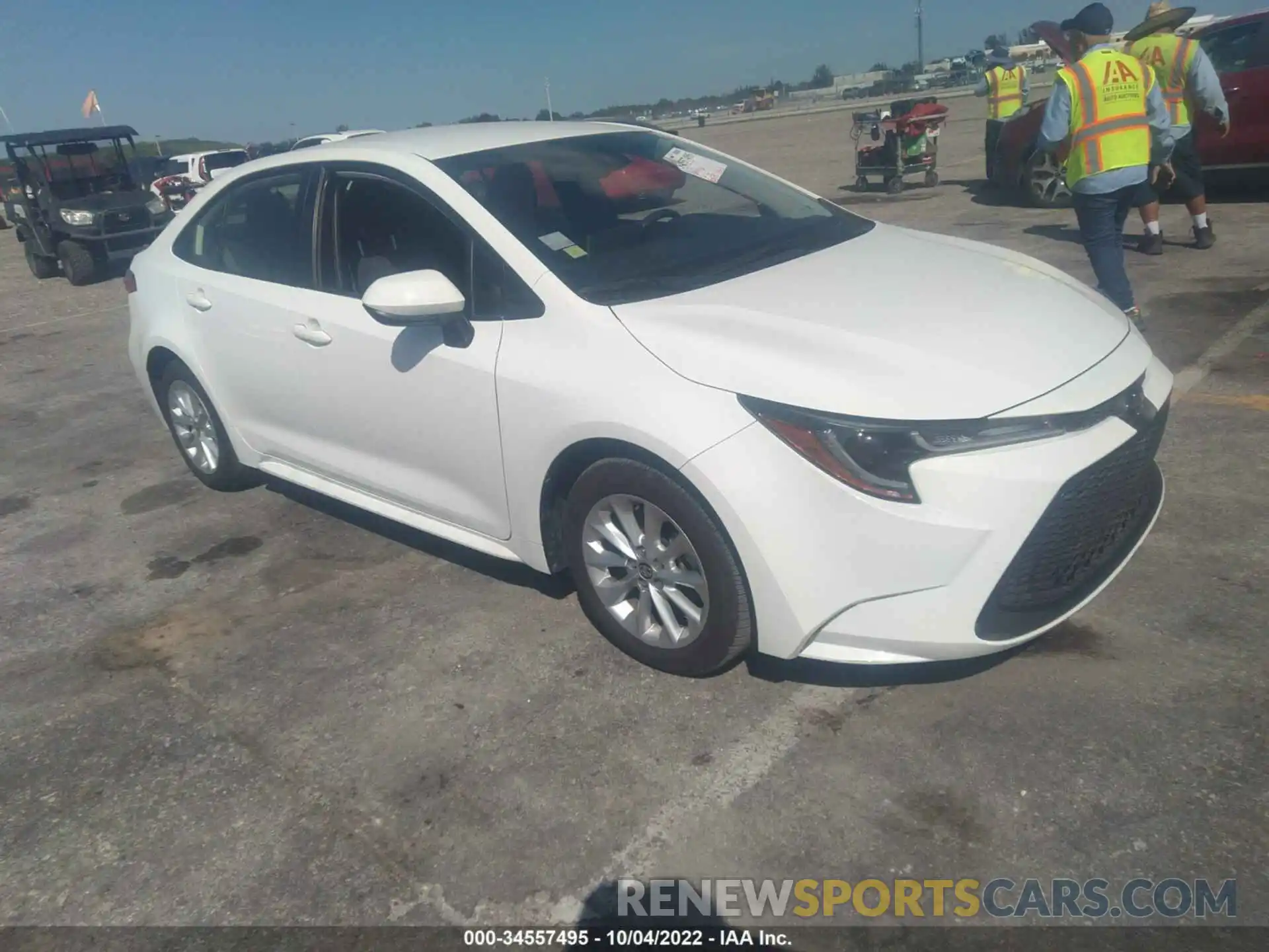 1 Photograph of a damaged car JTDVPMAE5MJ121545 TOYOTA COROLLA 2021