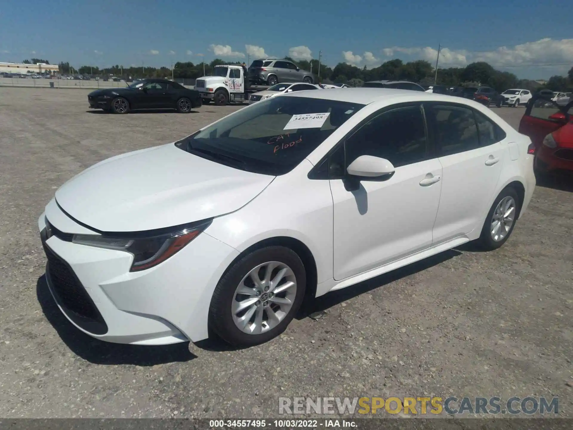 2 Photograph of a damaged car JTDVPMAE5MJ121545 TOYOTA COROLLA 2021