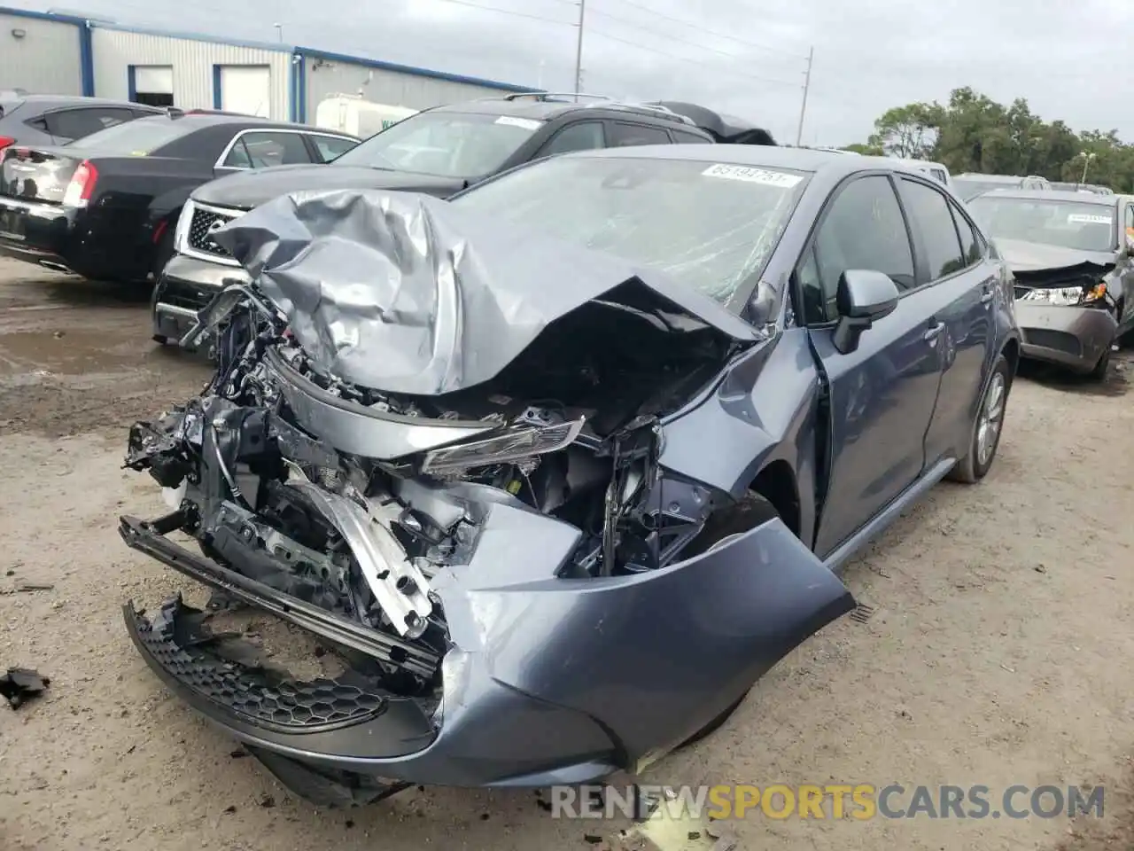 2 Photograph of a damaged car JTDVPMAE5MJ121867 TOYOTA COROLLA 2021