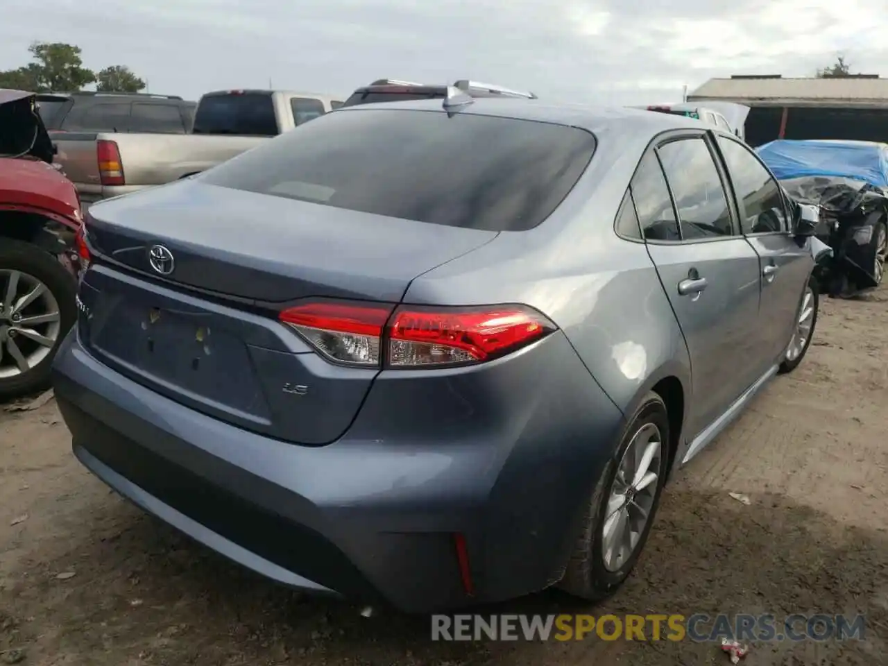 4 Photograph of a damaged car JTDVPMAE5MJ121867 TOYOTA COROLLA 2021