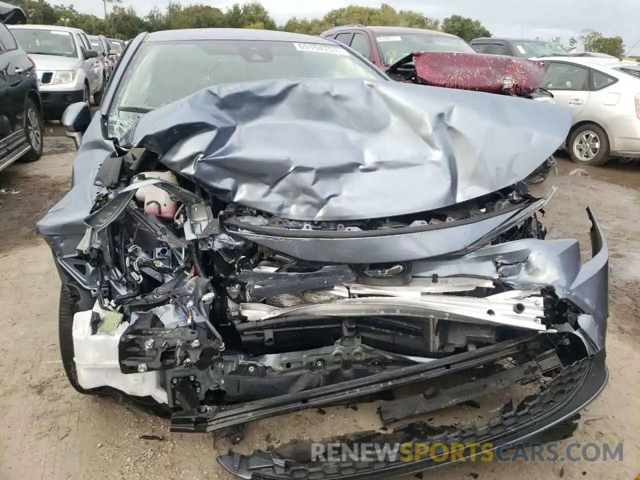 9 Photograph of a damaged car JTDVPMAE5MJ121867 TOYOTA COROLLA 2021