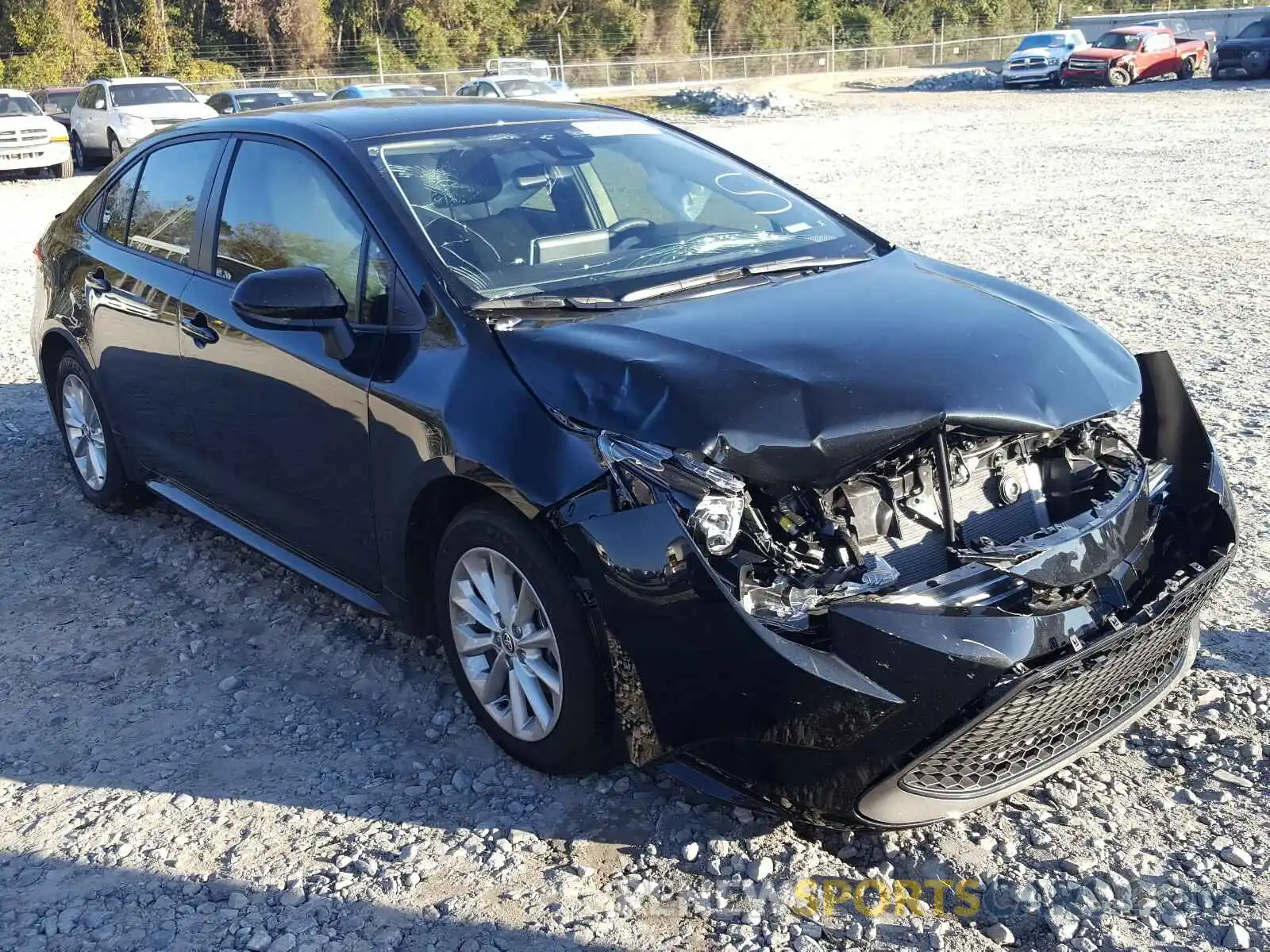 1 Photograph of a damaged car JTDVPMAE5MJ123246 TOYOTA COROLLA 2021