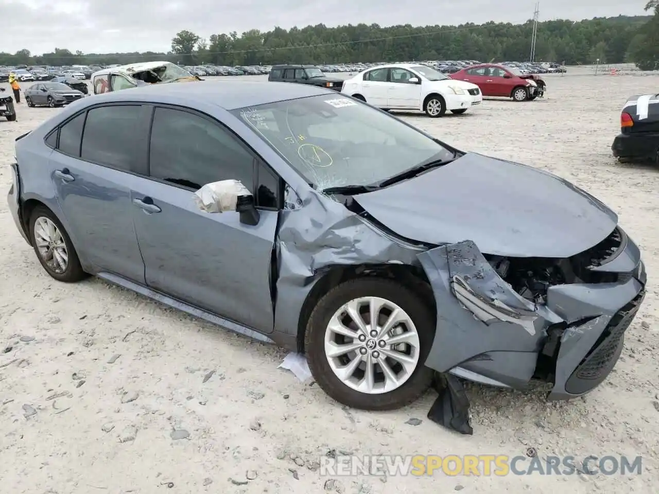 1 Photograph of a damaged car JTDVPMAE5MJ123263 TOYOTA COROLLA 2021