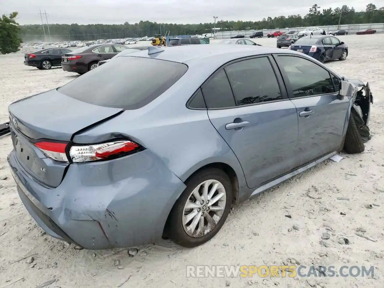 4 Photograph of a damaged car JTDVPMAE5MJ123263 TOYOTA COROLLA 2021