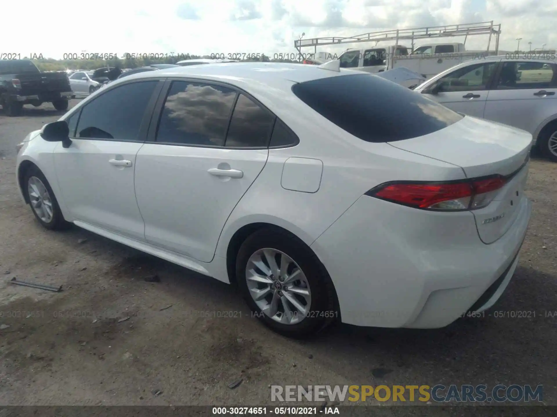 3 Photograph of a damaged car JTDVPMAE5MJ123425 TOYOTA COROLLA 2021