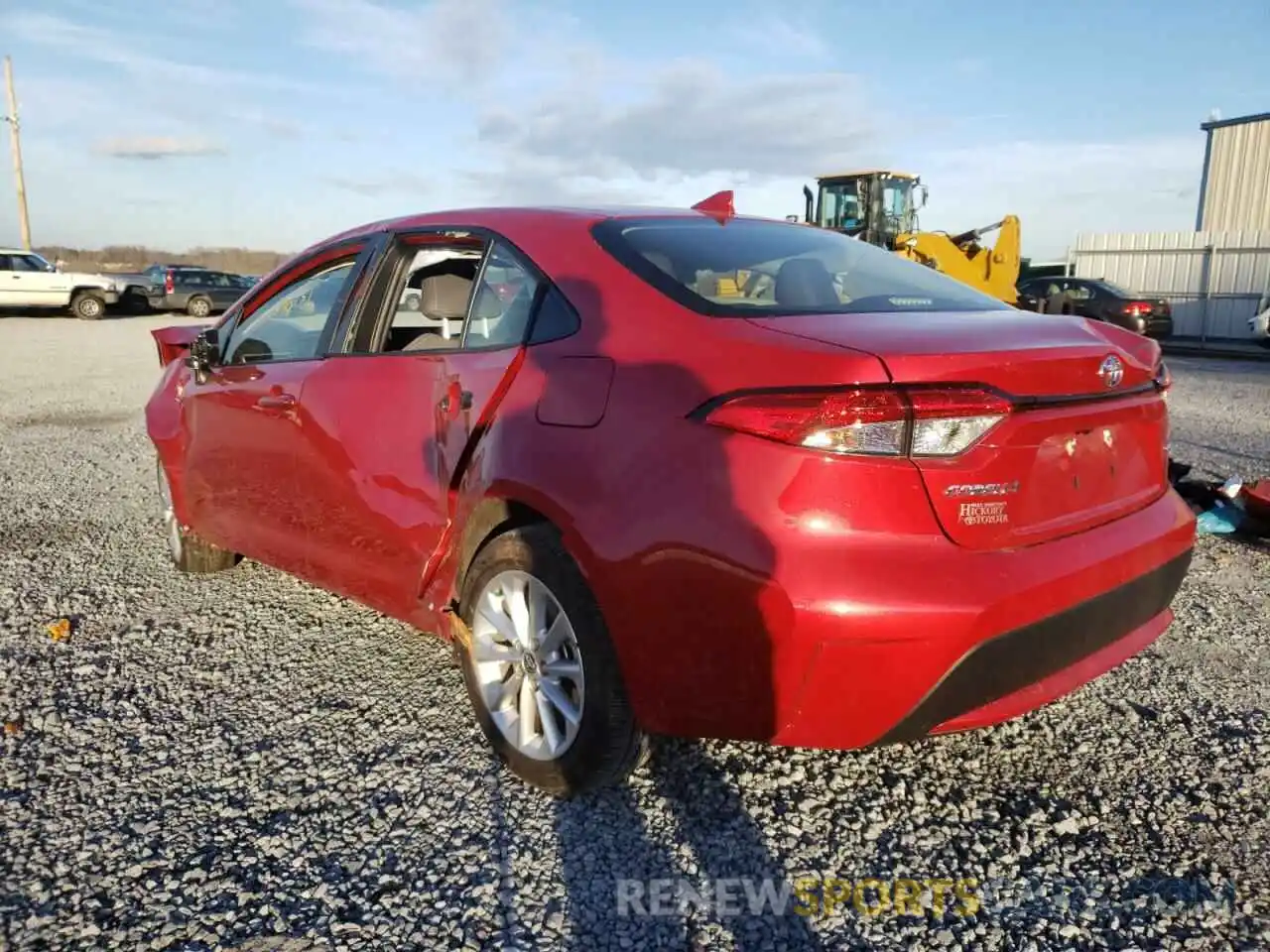 3 Photograph of a damaged car JTDVPMAE5MJ128172 TOYOTA COROLLA 2021