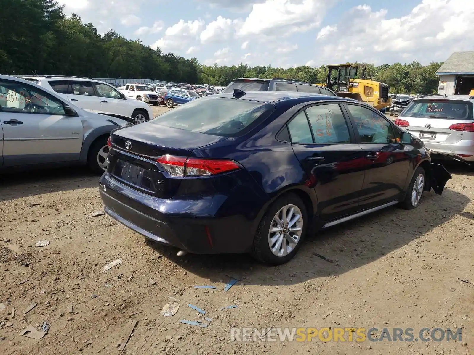 4 Photograph of a damaged car JTDVPMAE5MJ129595 TOYOTA COROLLA 2021