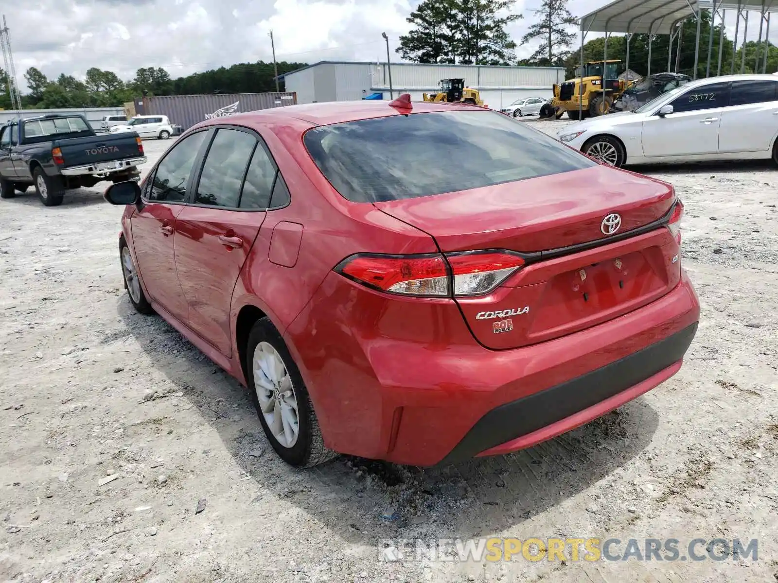 3 Photograph of a damaged car JTDVPMAE5MJ130231 TOYOTA COROLLA 2021