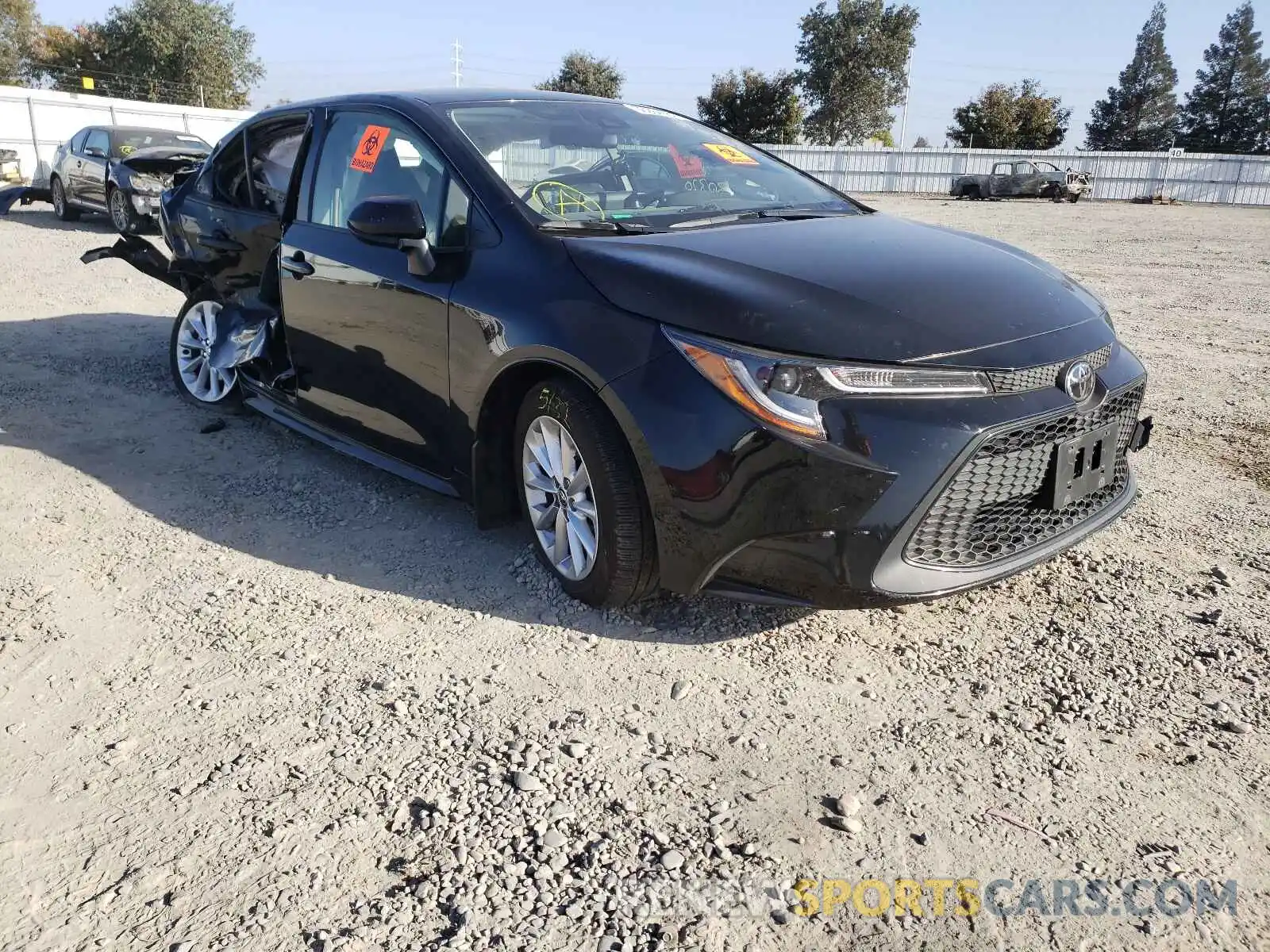 1 Photograph of a damaged car JTDVPMAE5MJ130438 TOYOTA COROLLA 2021