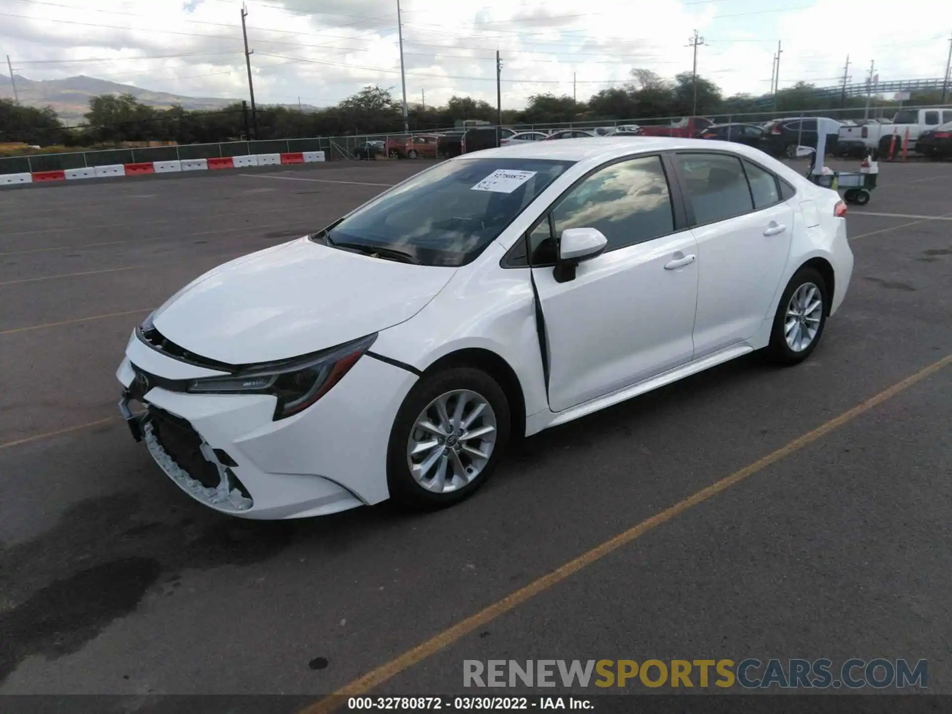 2 Photograph of a damaged car JTDVPMAE5MJ130729 TOYOTA COROLLA 2021