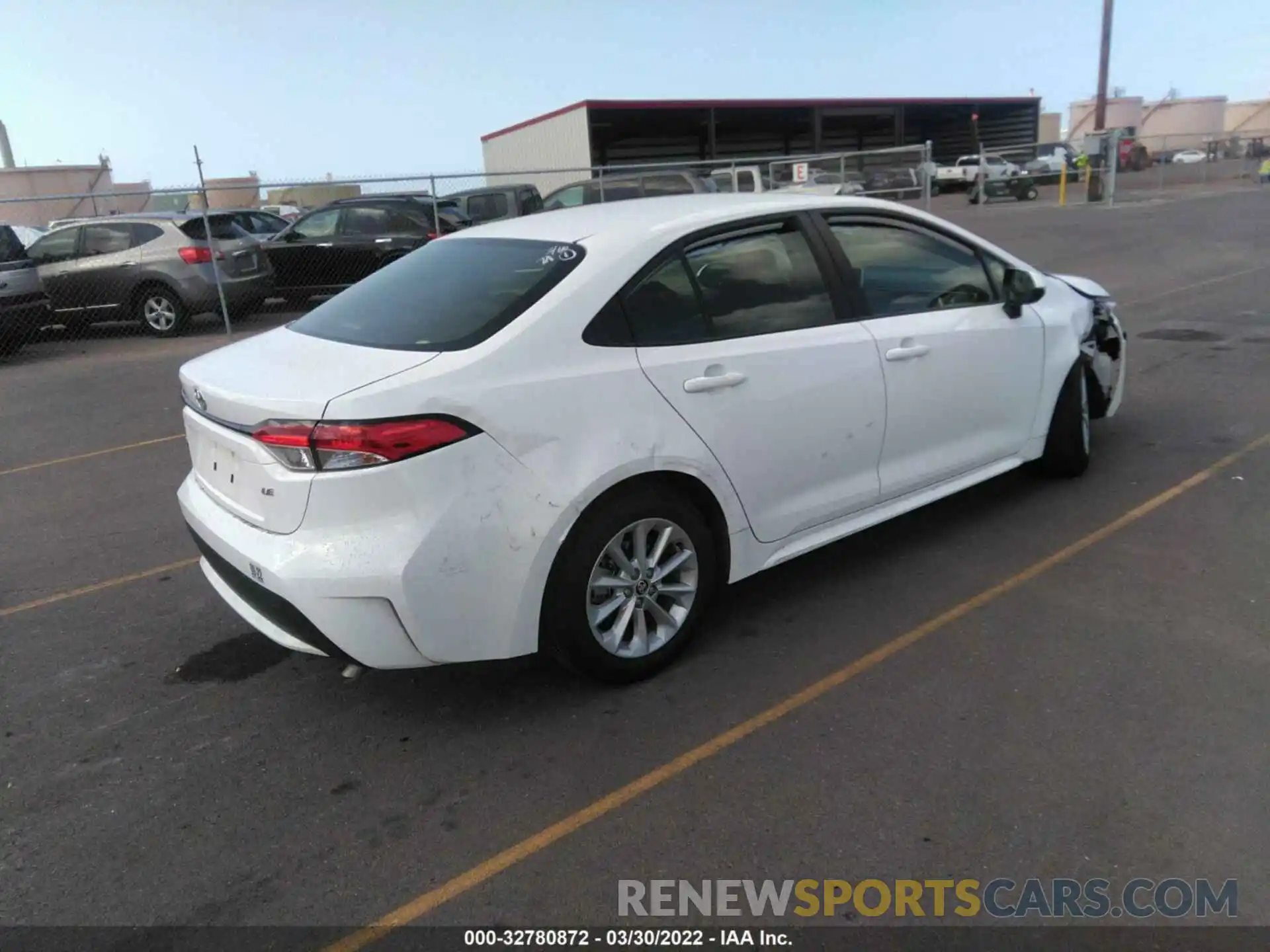 4 Photograph of a damaged car JTDVPMAE5MJ130729 TOYOTA COROLLA 2021